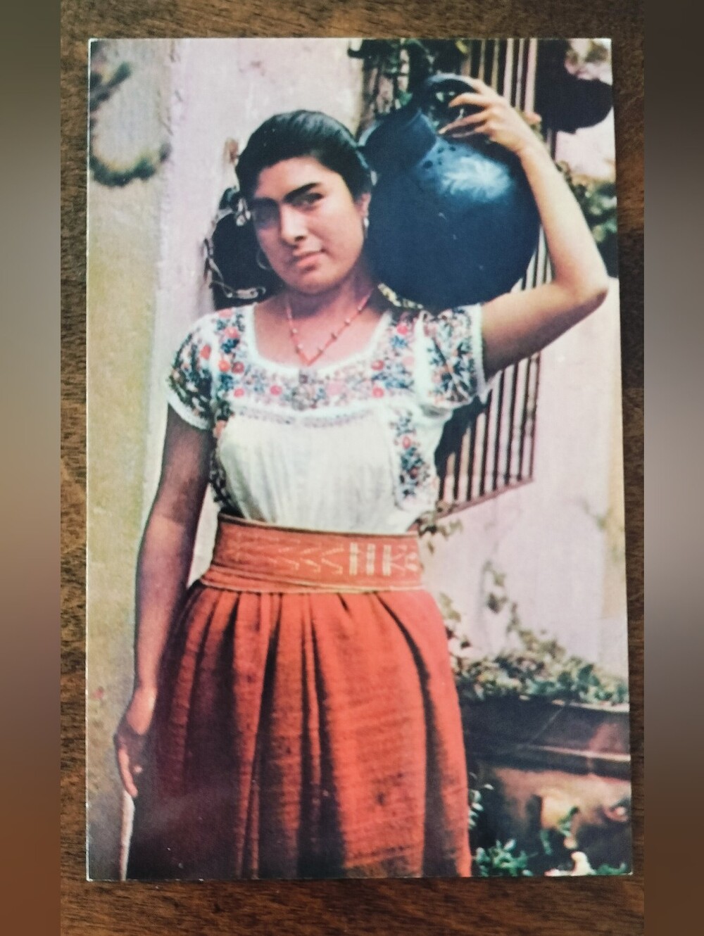 E. Cervantes Mexican Woman Postcard